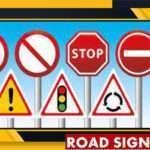 Road signs and symbols in English